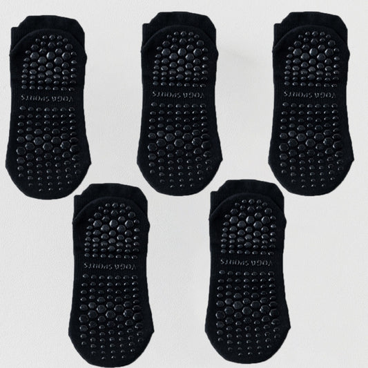 Men's Non Slip Mesh Bottom Rubber Dot Cotton Blend Soft Socks