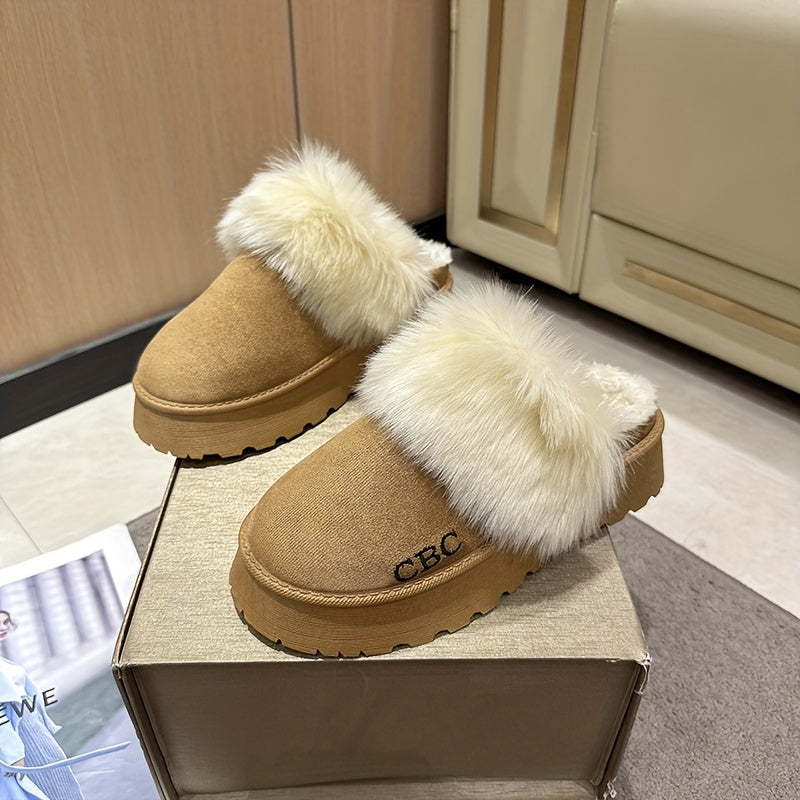 Women's Plush Lined Snow Boots for Fall & Winter