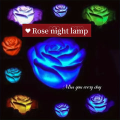 5pcs LED Rose Night Light Holiday Party Light Rose Wedding Light