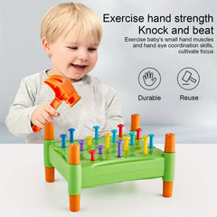 Educational Hammering Toy for Ages 3 PP Plastic Pegboard Game