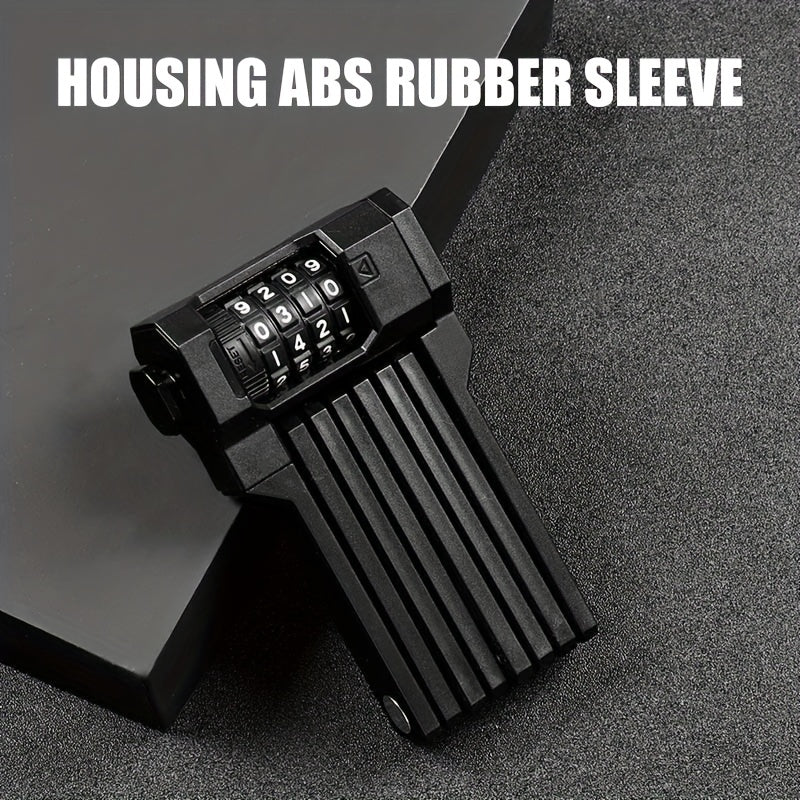 Folding Combination Lock Bike Anti Theft Accessory
