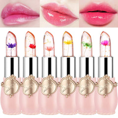 Flower Lip Gloss Crystal Jelly Lipstick Long Lasting Nutritious Lip Balm