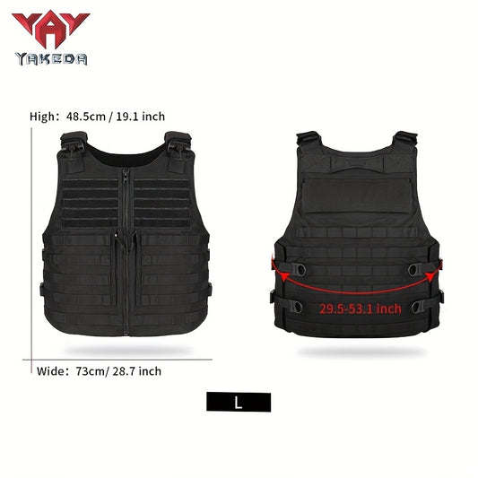 YAKEDA Quick Release Tank Top Vest 1000D Durable & MOLLE Extended System