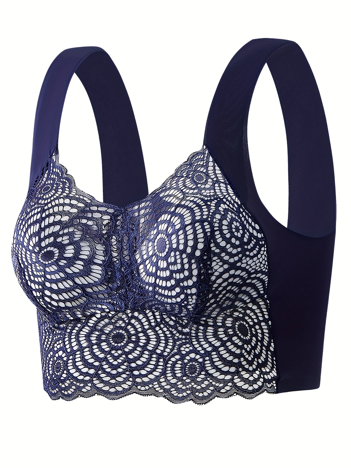 Lace Wireless Bra Full Coverage Tank Bra Women's Lingerie