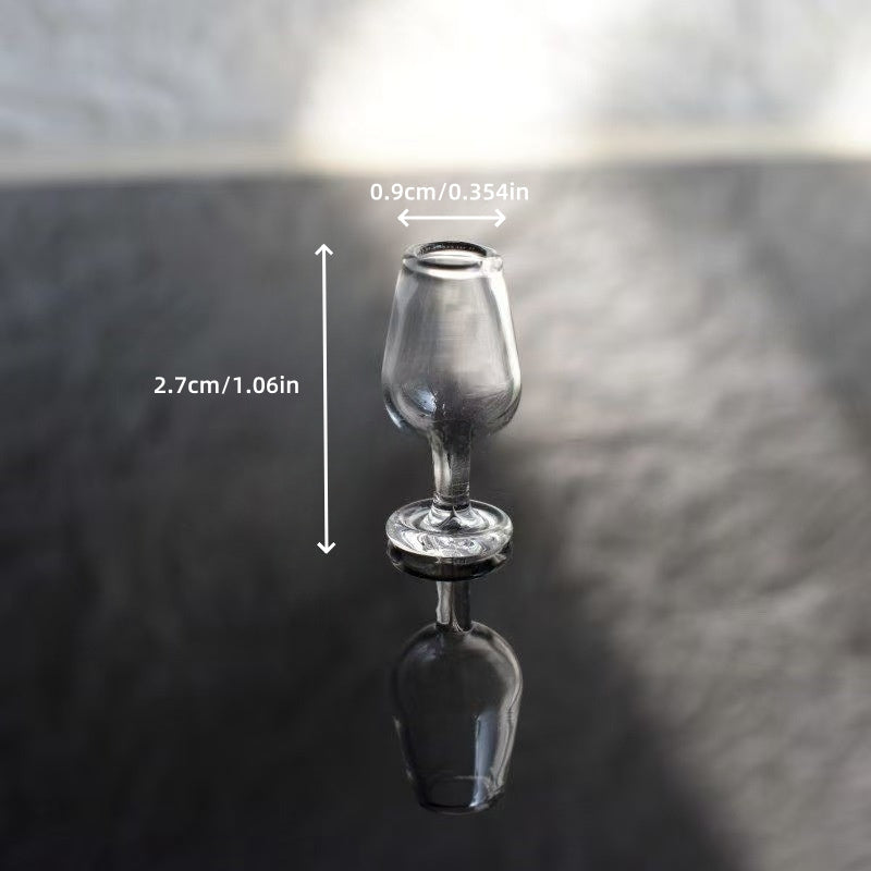 Miniature Glass Goblet for Diorama Accessory