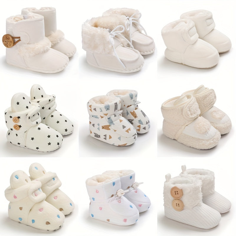 Warm & Soft Baby Boys Indoor Outdoor Boots