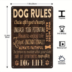 Metal Tin Sign Distracted By Dogs And Planes Funny Novelty Pub Coffee Bar 8x12in