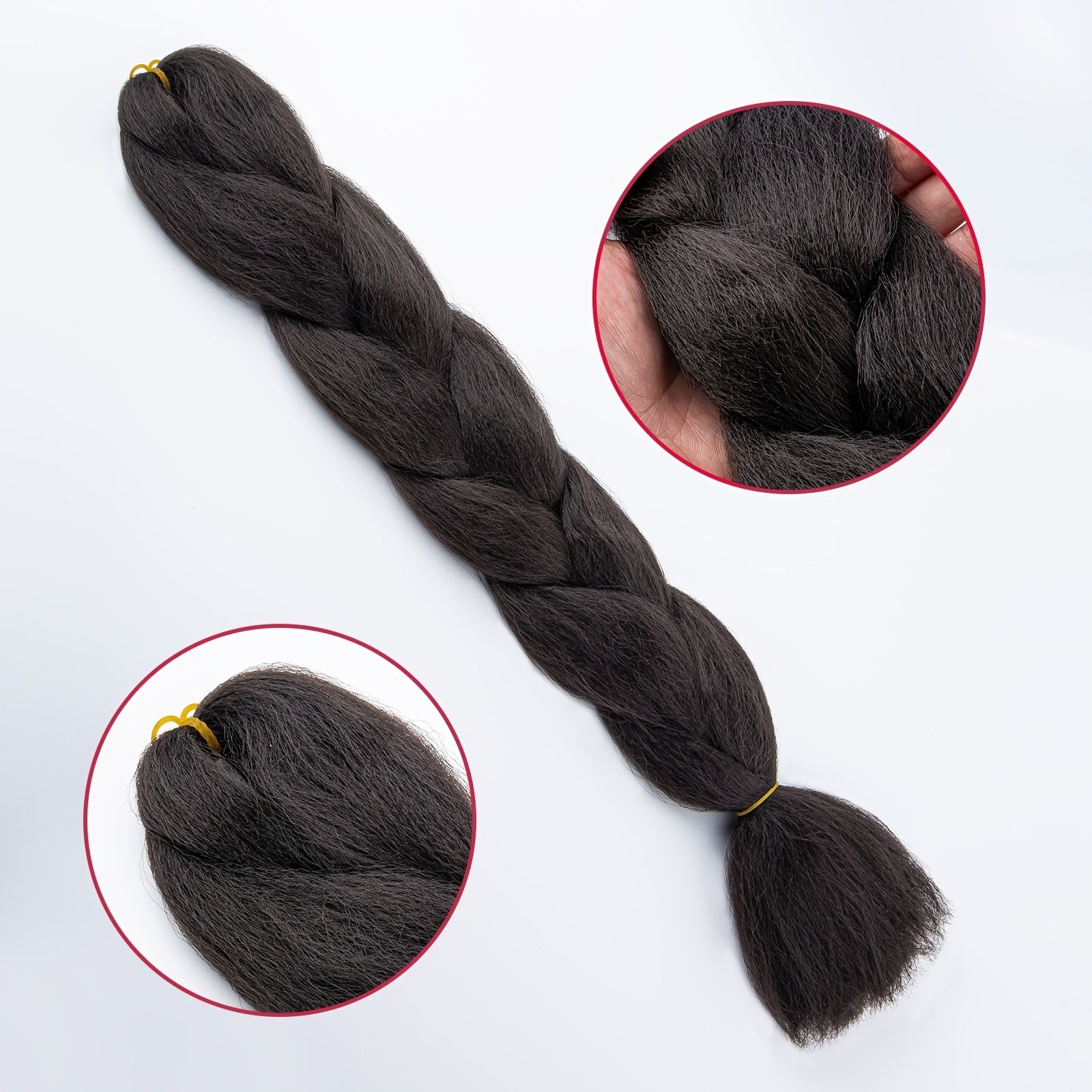 Short Hair Wig Braid Extension Synthetic Fiber
