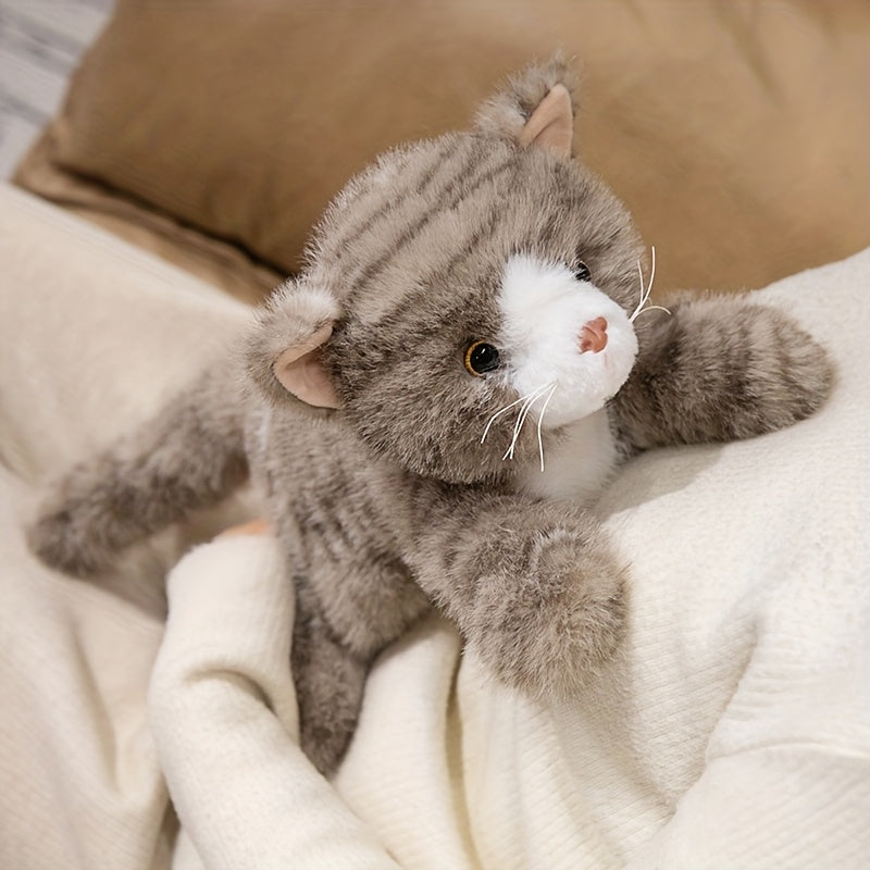 Cute Kitten Plush Toy for Kids 0-3 Years Home Decor Cat Doll