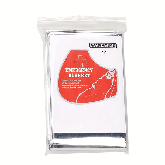 2pcs Emergency Blankets Reflective Blanket for Camping and Hiking
