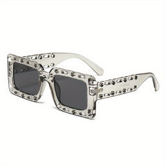 Y2K Square Sunglasses Beach Club Props Glasses UV400