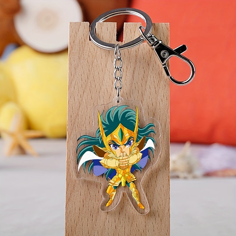 Anime Figure Keychain Toys Acrylic Two Sided Manga Key Chain