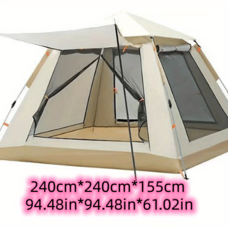 Spacious Outdoor Camping Tent Sun & Rain Protection Automatic Setup