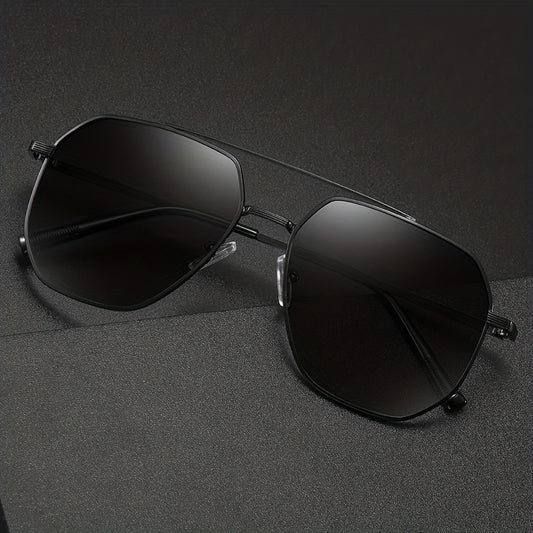 Men's Large Frame Metal Sunglasses