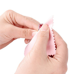 50pcs Jewelry Cleaning Cloth Silver Polishing Cleaner Microfiber for Jewelry