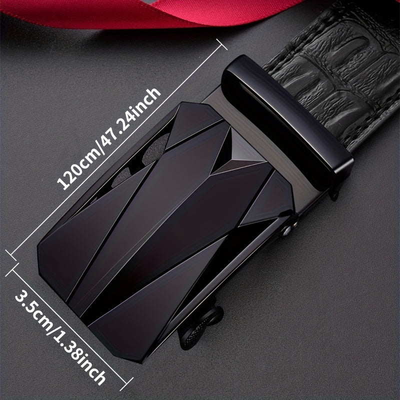 Automatic Buckle Business Belt for Men