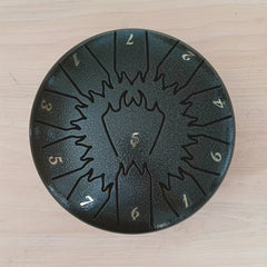 6 2 inch 11 tone Flame Steel Tongue Drum Percussion