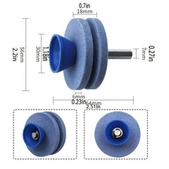 Universal Lawn Mower Blade Sharpener Tool - Fast Grinding Rotary Drill