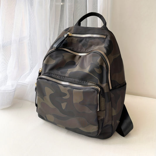 Versatile Camo Backpack Rucksack Lightweight Water Resistant