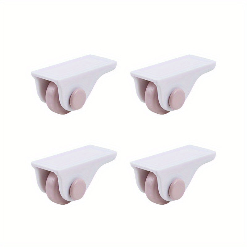 4pcs Storage Box Roller Wheels Sticky Wheels Household Furniture Casters