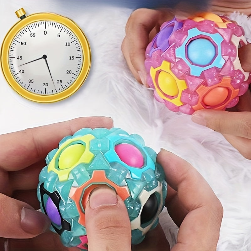 Stress Relief Magic Ball Rounded Corner Press Pinch Puzzle Decompression Ball