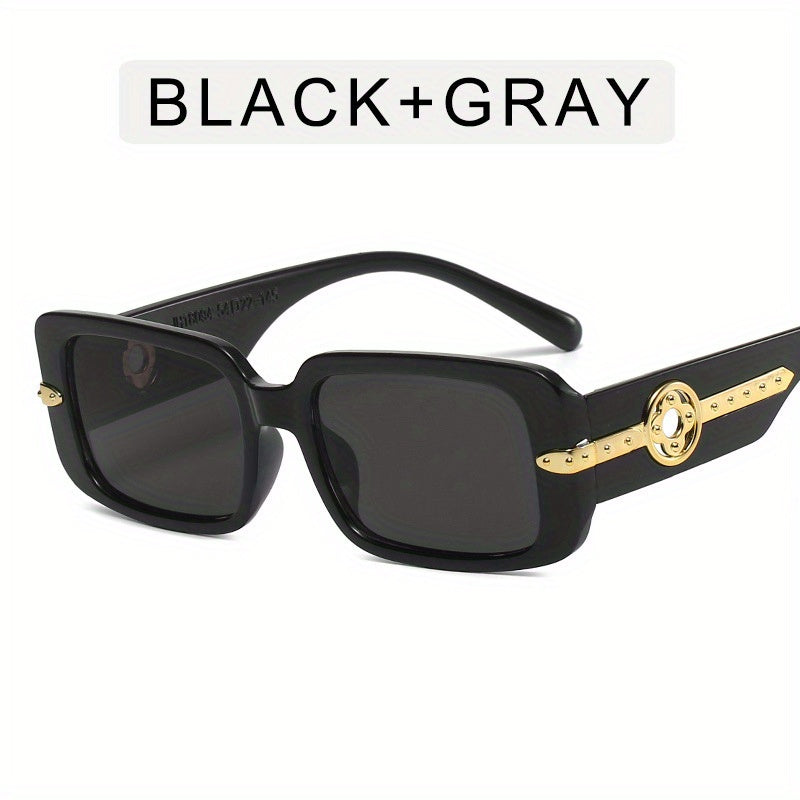 Rectangle Sunglasses Women Retro Outdoor Shades Classic Vintage Driving Sun Glas