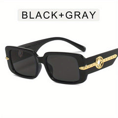 Rectangle Sunglasses Women Retro Outdoor Shades Classic Vintage Driving Sun Glas
