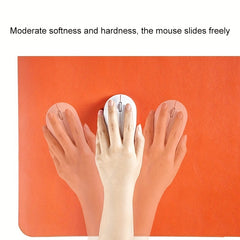 Faux Leather Desk Pad Protector Mouse Pad Waterproof Desk Writing Pad
