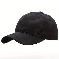 Men's Camo Baseball Cap Adjustable Sunhat Sport Headdress
