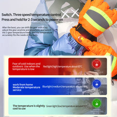 5000mAh Heated Motorcycle Gloves Waterproof & 3 Temperature Modes