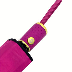Rainbow Auto Folding Umbrella Windproof Sunshade UV Protection