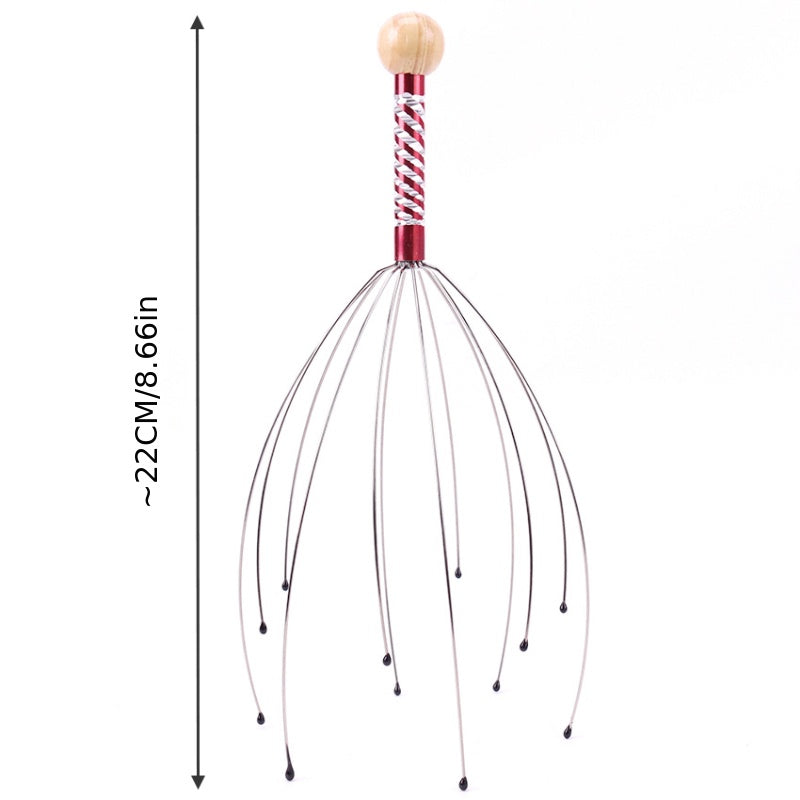 Octopus Head Scalp Neck Massager Stress Relief Relax Massage