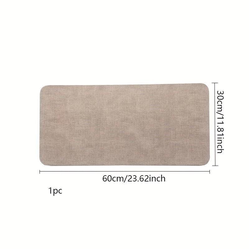 Non Slip Leather Mouse Pad - Double Sided Design