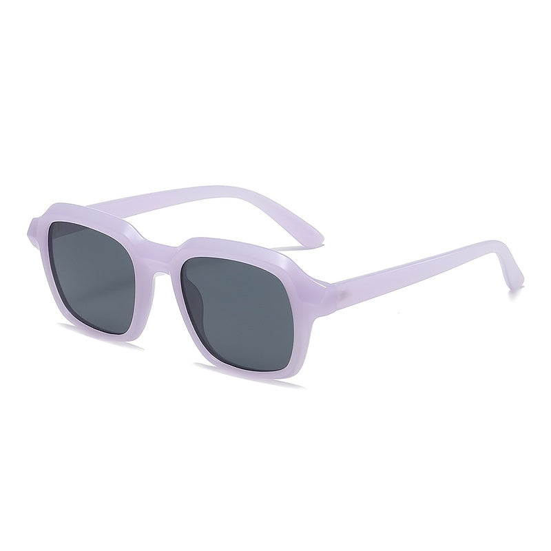 Square Jelly Sunglasses Casual Gradient UV400