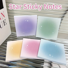 50 Sheets Gradient Square Note Pad Office Supplies