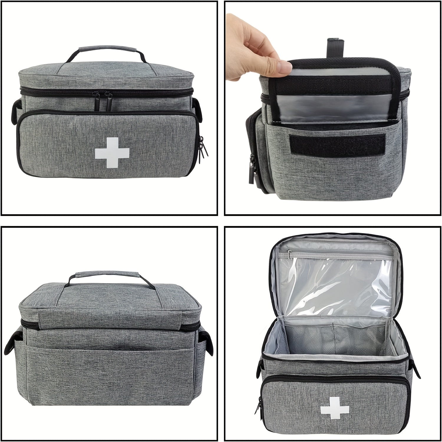 Portable First Aid Tools Storage Bag Organizer for Home Office Car Travel