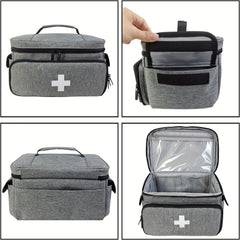 Portable First Aid Tools Storage Bag Organizer for Home Office Car Travel