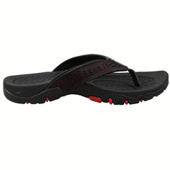 Men's Casual Slip On Flip Flops with Arch Support