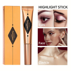 Highlighter Cream with Sponge Applicator for Brightening Makeup