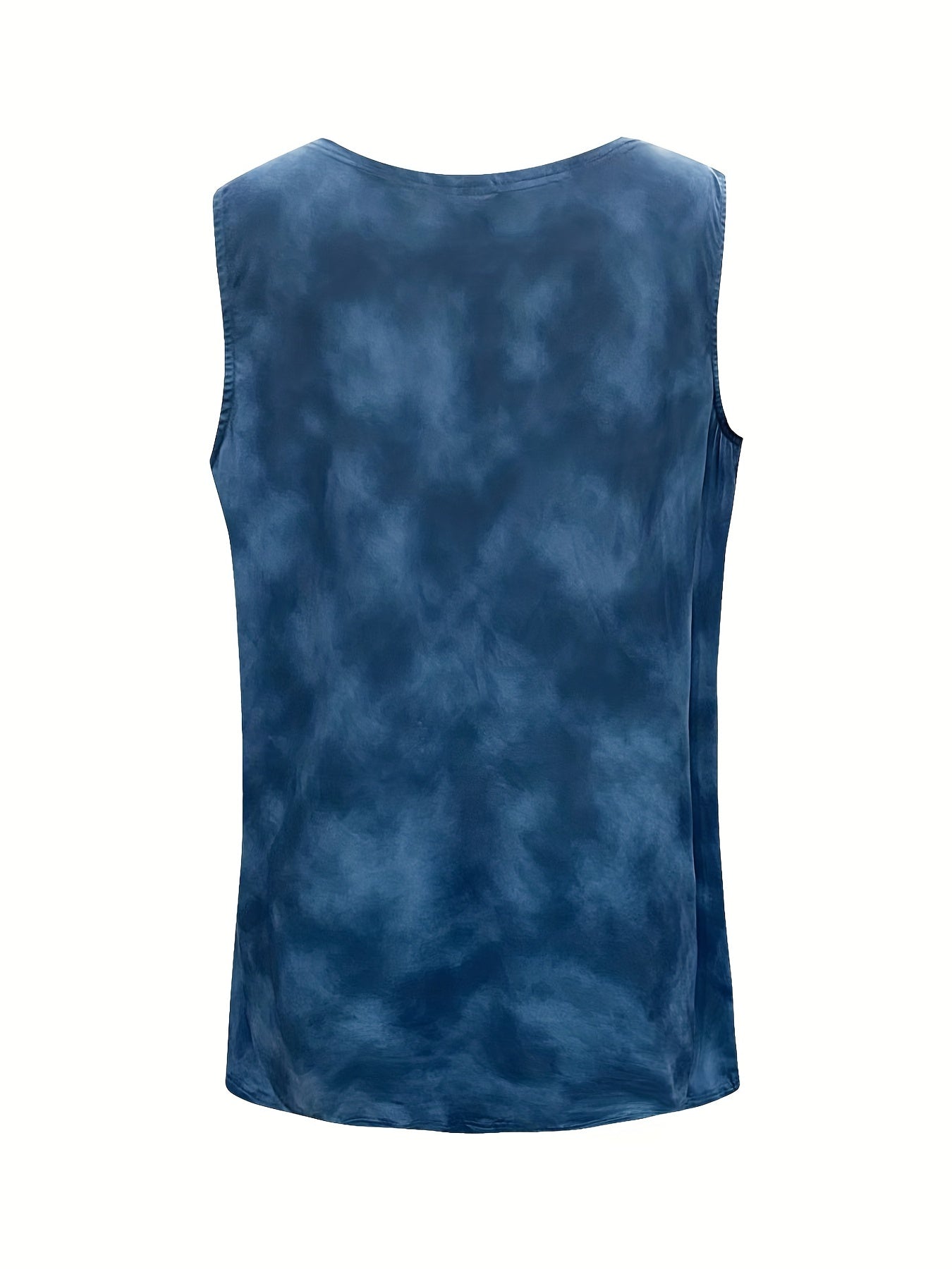  Floral Print Button Detail Tank Top