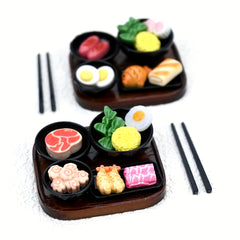Japanese Cuisine Set Ornament Dollhouse Accessories