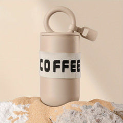 1pcc Leak Proof Stainless Steel Vacuum Cup Portable On the Go Drinking