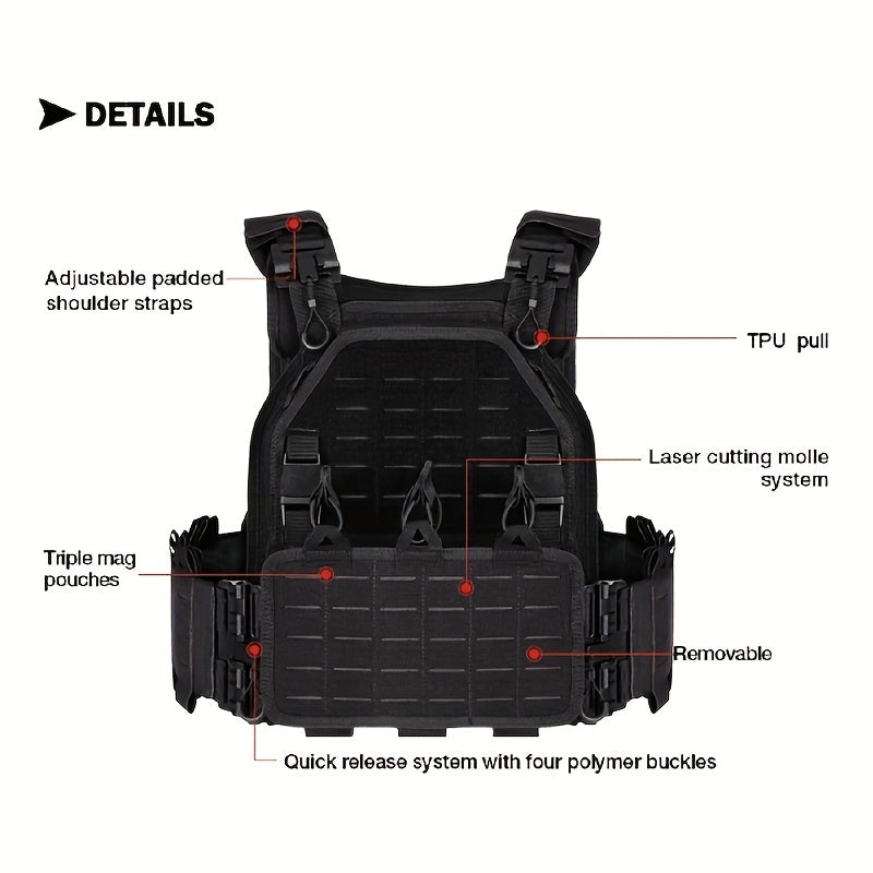 Lightweight Training Vest with Quick Detach - 6094