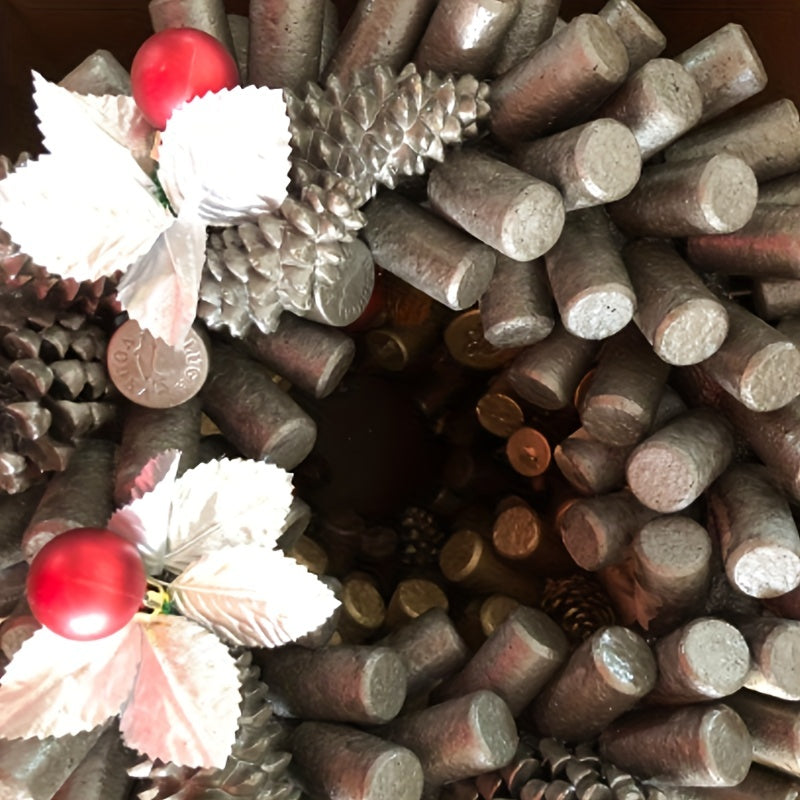 12pcs Artificial Floral Leaves for DIY Home Christmas Party Bouquet