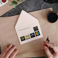 500pcs Tree of Life Stickers Roll - Self Adhesive Designs for Bottles Laptops Ph