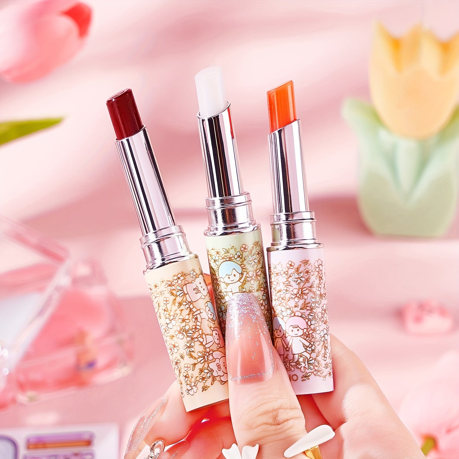 Lip Balm Set Sheer Moisturizing Lipstick Box