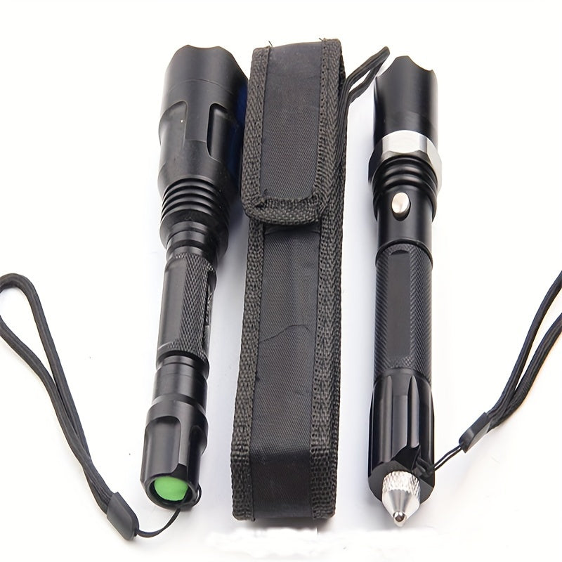Nylon Flashlight Pouch Molle System Torch Holster Outdoor Use