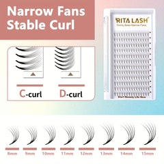 5D Premade Fans Lashes Volume Ultra Dark Eyelashes Extension