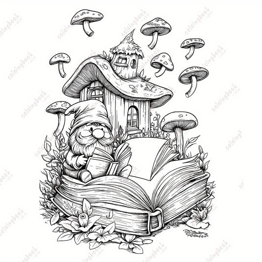 Magic Book Painting Coloring Book Deluxe Edition - Adult Cover