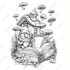 Magic Book Painting Coloring Book Deluxe Edition - Adult Cover